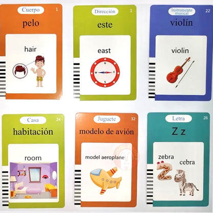 iLEARN Talking Cards Set - Spanish, French