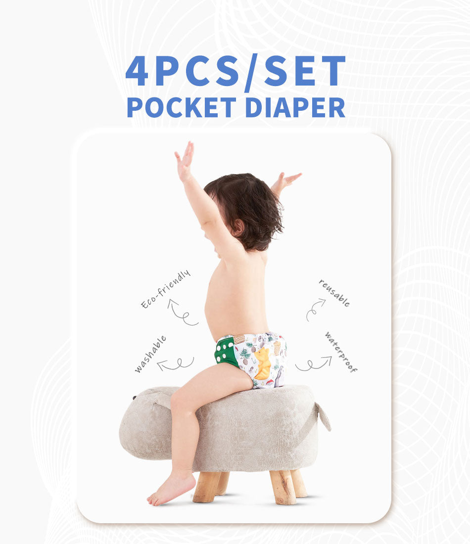 Washable Eco-friendly Baby Diapers