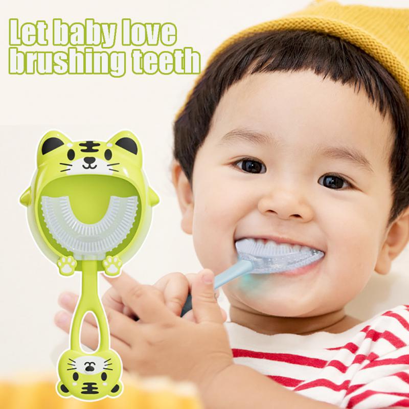 U-Shaped 360 Degree Children's Toothbrush